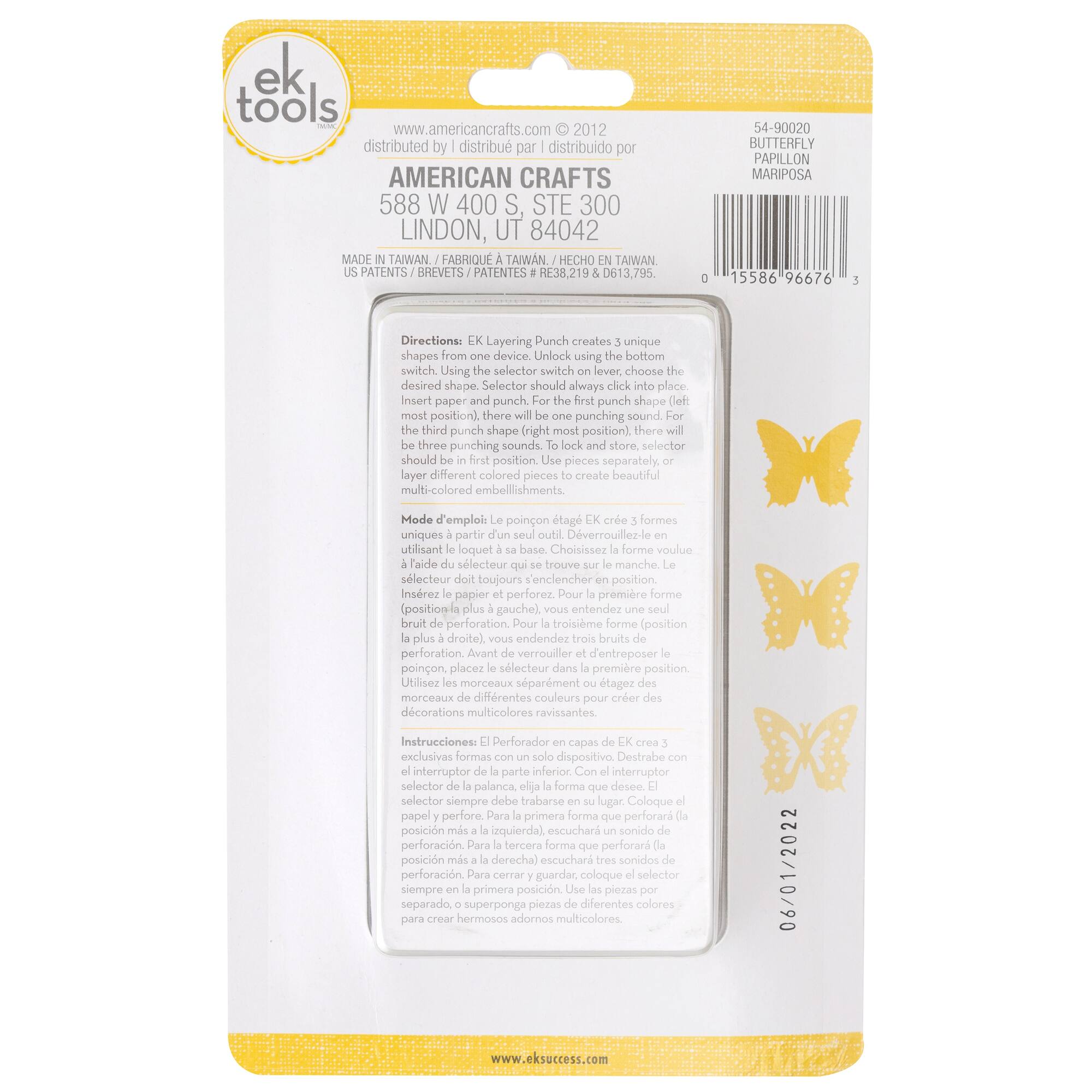 EK Tools 1.5" Butterfly Layering Punch